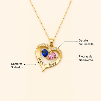 Siempre Tuya collar de corazón características