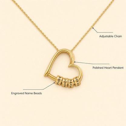 Collar El Corazón de la Familia características