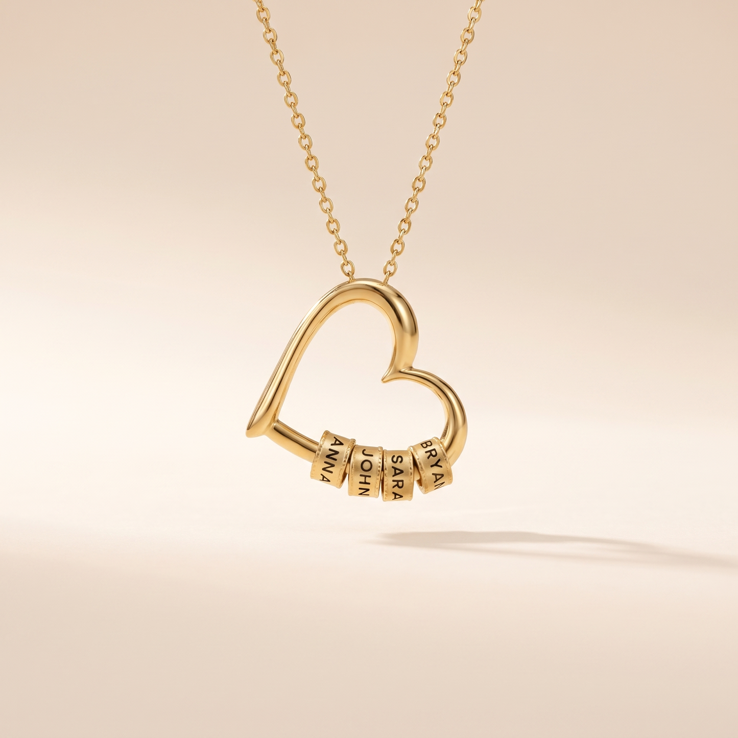 The Heart of Our Family beads necklace product