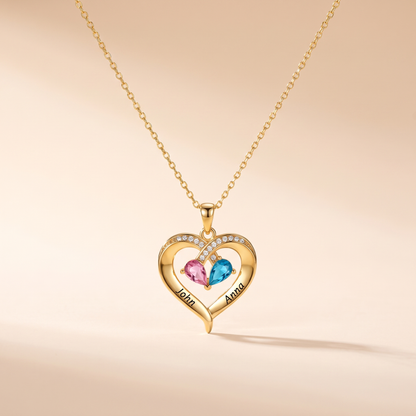 Always Yours birthstone heart necklace product