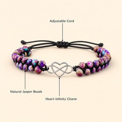 Granddaughter bracelet features