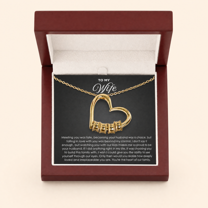 The Heart of the Family necklace in gift box