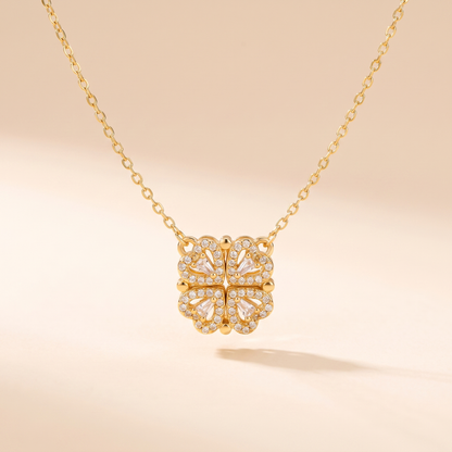 Four-leaf clover necklace product