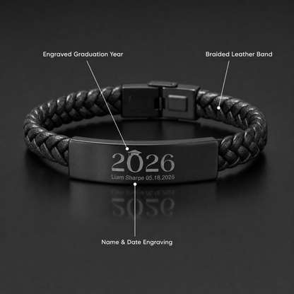 Graduation bracelet features